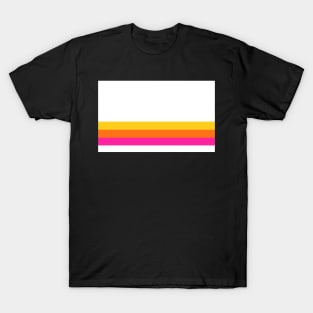 yellow orange pink extended (light) T-Shirt